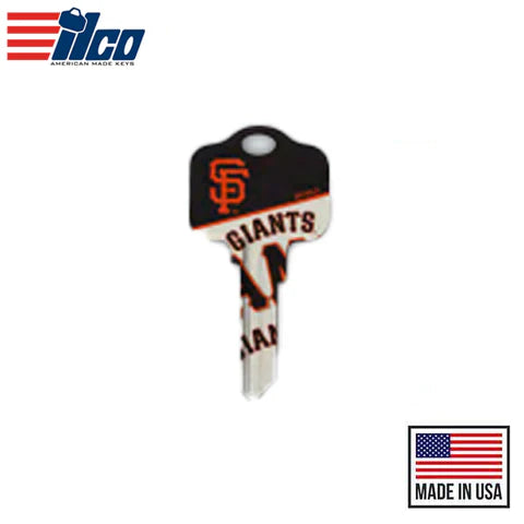 (ILCO) MLB TeamKeys New York Giants KW1 Ilco Key Pack x5 Hover Image