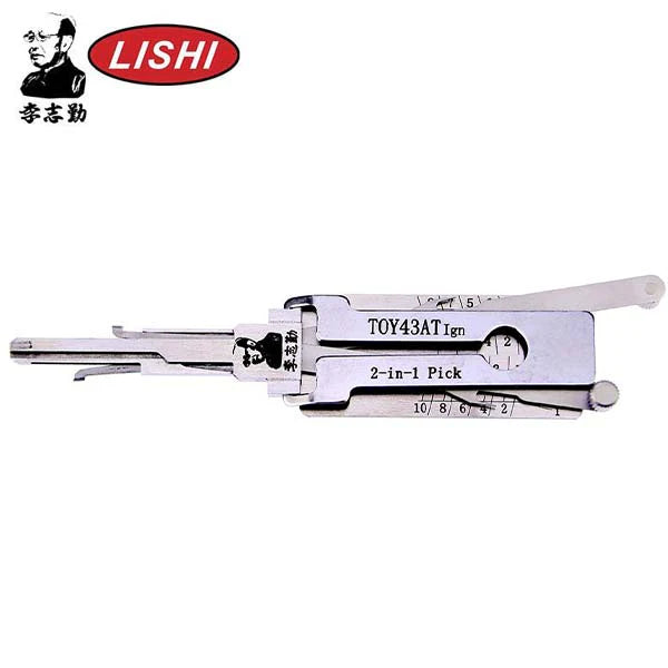 Original Lishi - TOY43AT Toyota - 10-Cut  - GN / AG Hover Image