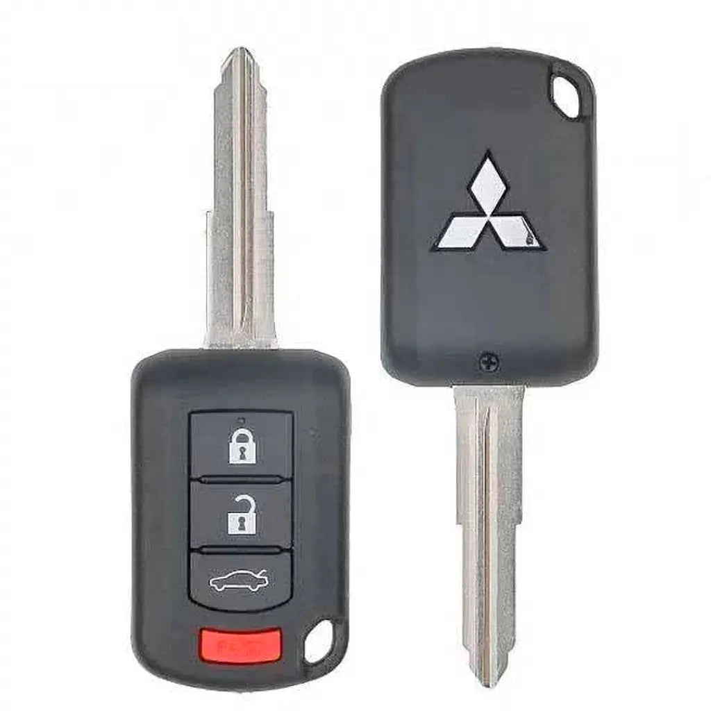 2016-2017 (OEM Refurb) Remote Head Key for Mitsubishi Lancer | PN: 6370B945 / OUCJ166N