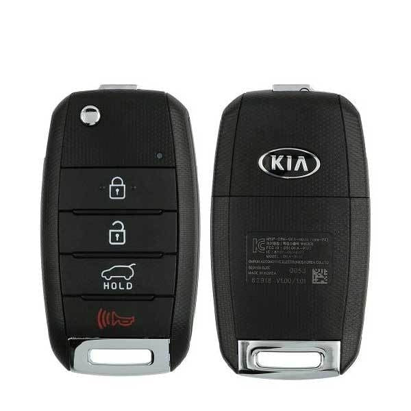 2019-2020 Kia Sorento / 4-Button Flip Key / PN: 95430-C6000 / OSLOKA-910T (UMa-PE) (OEM Refurb) Hover Image
