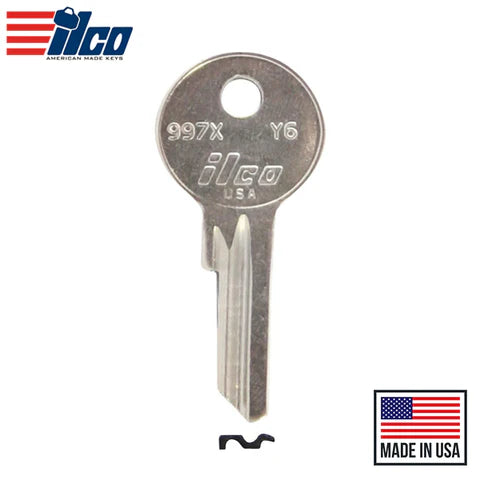 (ILCO) 997X-Y6 Ilco Yale Key – 5-Pin / Disc
