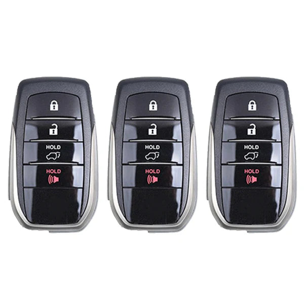 2018-2019 (AFTERMARKET) Smart Keys for Toyota Land Cruiser | PN: 89904-0E120 | Pack x3 Hover Image