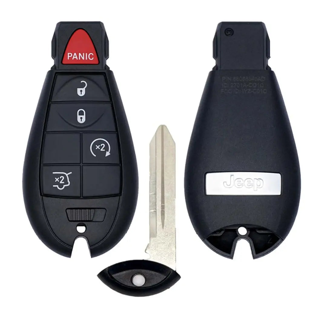 2008-2012 (OEM Refurb) Remote Fobik Key for Jeep Grand Cherokee - Commander | PN: 68066849AD / IYZ-C01C