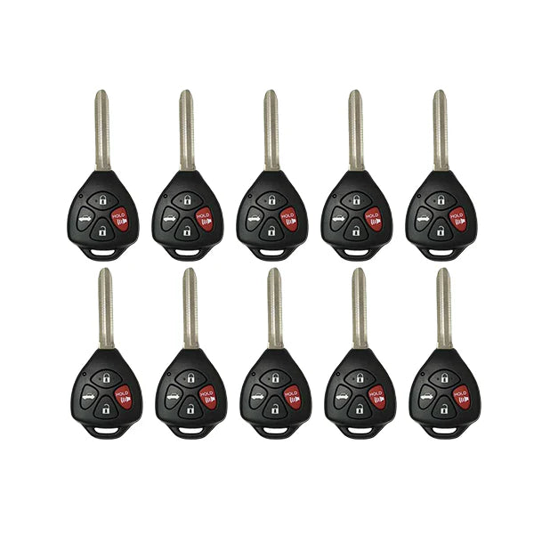 2010-2014 (AFTERMARKET) Remote Head Keys for Toyota Venza | PN: 89070-12820 | GQ4-29T - Pack x10
