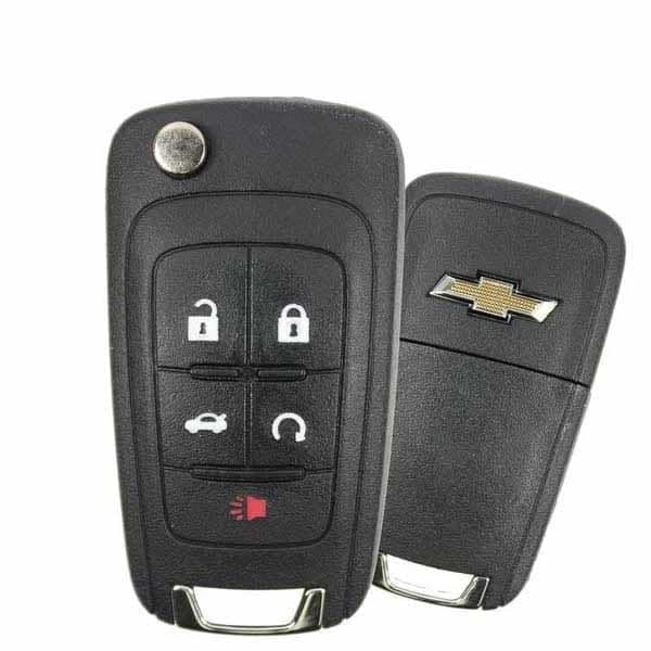 2012-2015 (OEM REFURB) Remote Flip Keys for Chevrolet  Cruze  | PN: 13504199 | B01T2AC Hover Image