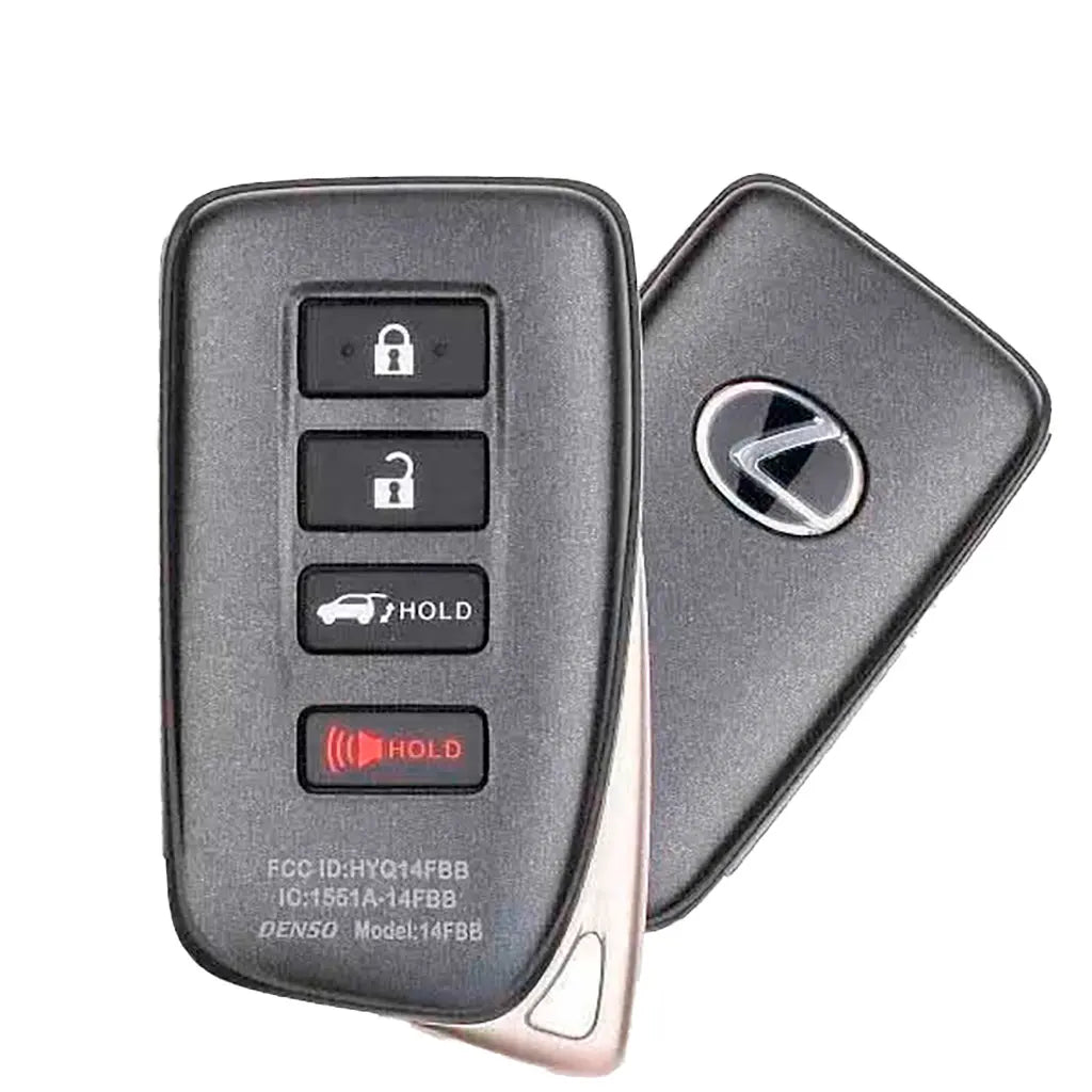 2016-2020 (OEM Refurb) Smart Key for Lexus RX350 - RX350L - RX450h - RX450hL | PN: 89904-0E160 / HYQ14FBB