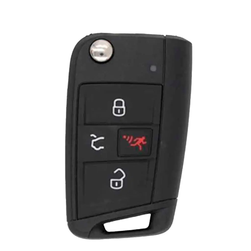 2015-2019 (OEM Refurb) Remote Flip Key for Volkswagen Golf - GTI | PN: 5G0 959 752 BD / NBGFS12A01