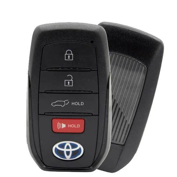 2021-2023 Toyota Venza / 4-Button Smart Key / PN: 8990H-48050 / HYQ14FBX (Blue Hybrid Logo) (OEM) Hover Image