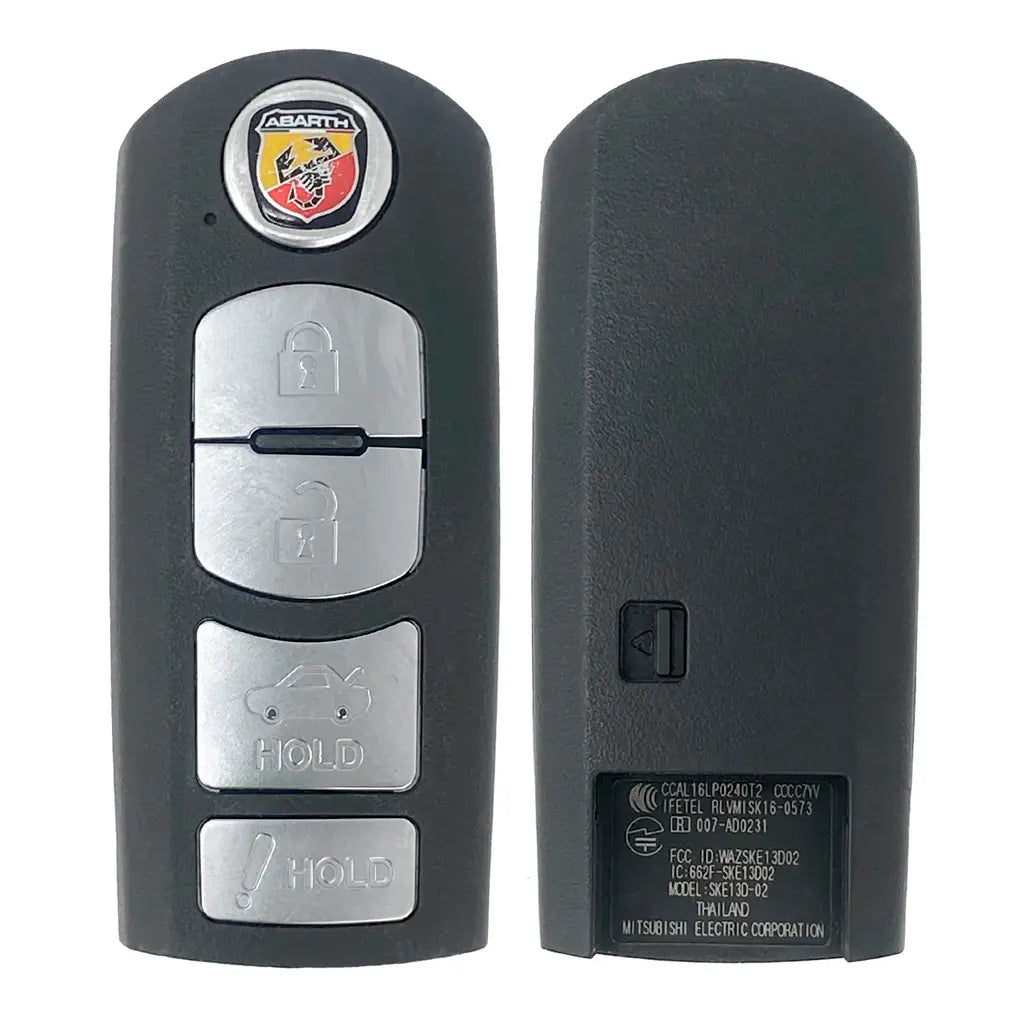 2015-2017 (OEM Refurbished) Smart Key for Fiat 124 Spider | PN: RLVMISK11-0705 / WAZSKE13D01