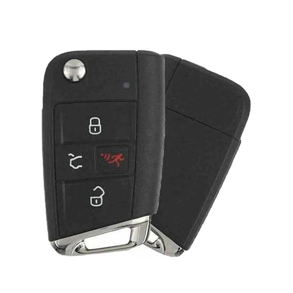 2018-2020 Volkswagen / 4-Button Flip Key / PN: 5G6 959 752 BM / NBGFS125C1 / HU162T / PROX / MQB / 315 MHz (AFTERMARKET) Hover Image
