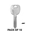 (AFTERMARKET) GM Test Key Blade B102 - Pack x10
