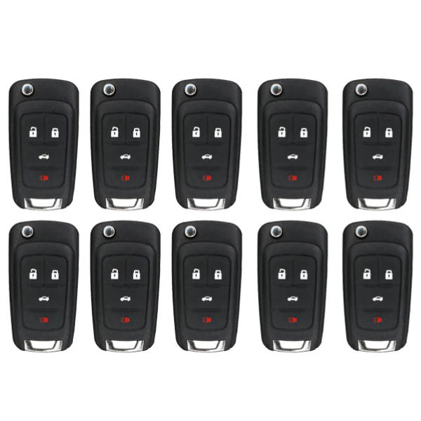 2010-2019 (AFTERMARKET) Remote Flip Keys for GM Impala | OHT01060512 - Pack x10