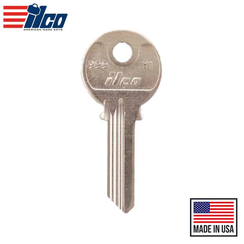 (ILCO) 999-Y1 Ilco Yale Key – Brass Hover Image