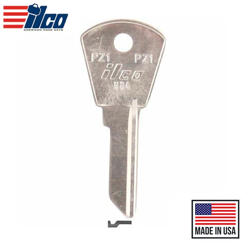 (ILCO) PZ1-PZ1 Ilco Papaiz Key – Brass Hover Image