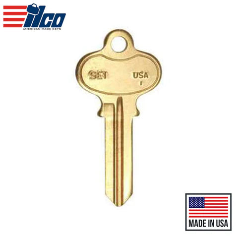(ILCO) SE1-BR Ilco Segal Key – Brass Hover Image