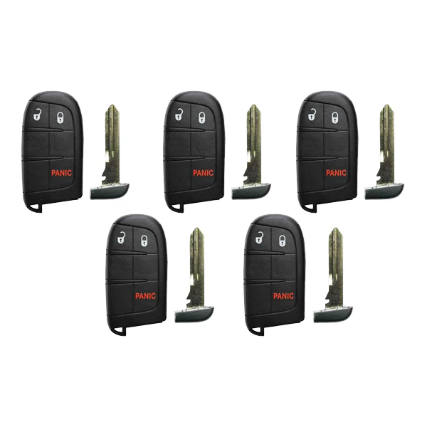 2011-2020 (AFTERMARKET) Smart Keys for Dodge Chrysler | PN: 68066349AF | M3N-40821302 - Pack x5 Hover Image