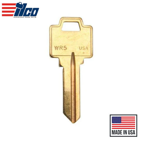 (ILCO) WR5-BR Ilco Weiser Key – Brass Hover Image