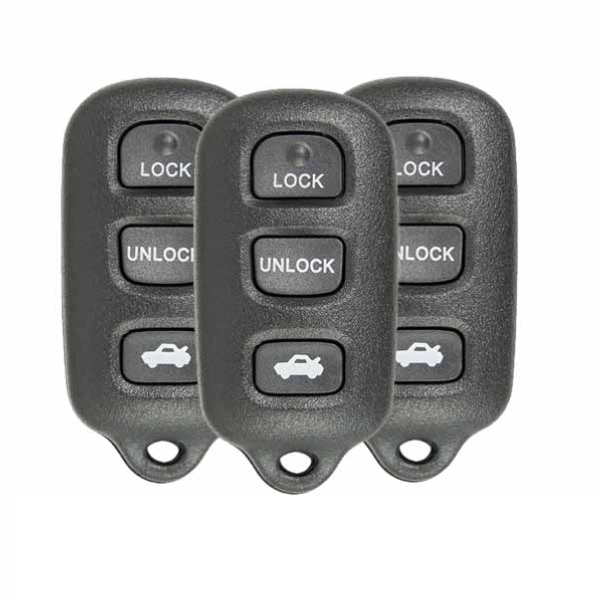 1998-2008 (AFTERMARKET) Remote Keyless Entry for Toyota Camry | PN: GQ43VT14T | R-TOY-14T4 - Pack x3 Hover Image