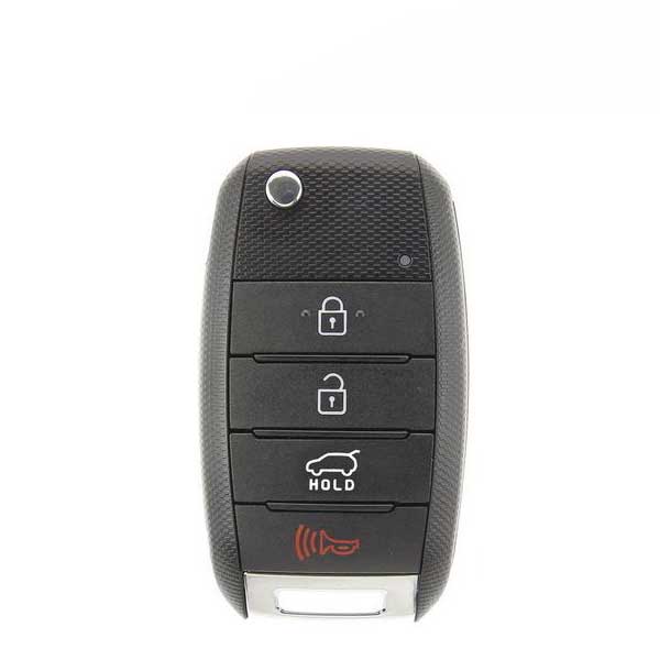 2014-2019 Kia Soul / 4-Button Flip Key / Gen 2 PS / PN: 95430-B2100 / OSLOKA-875T (AFTERMARKET)  ﻿ Hover Image