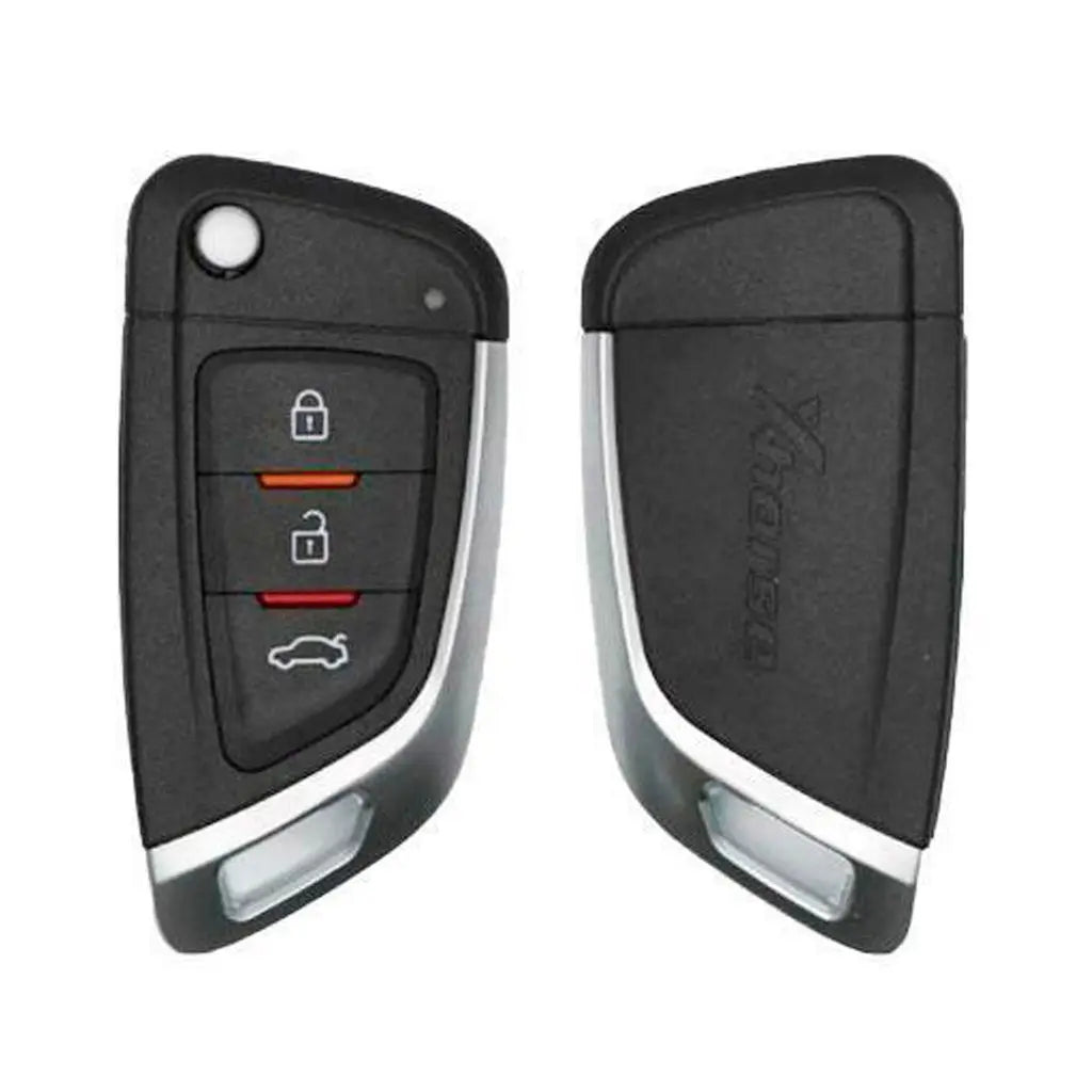 Xhorse Knife Style / 3 Button Universal Remote Flip Key for VVDI Key Tool (Wired) / Universal Remote